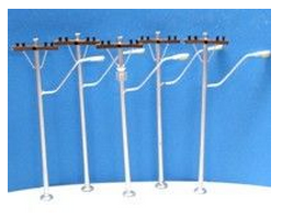 Mini cartela de 5 postes de rua Gold